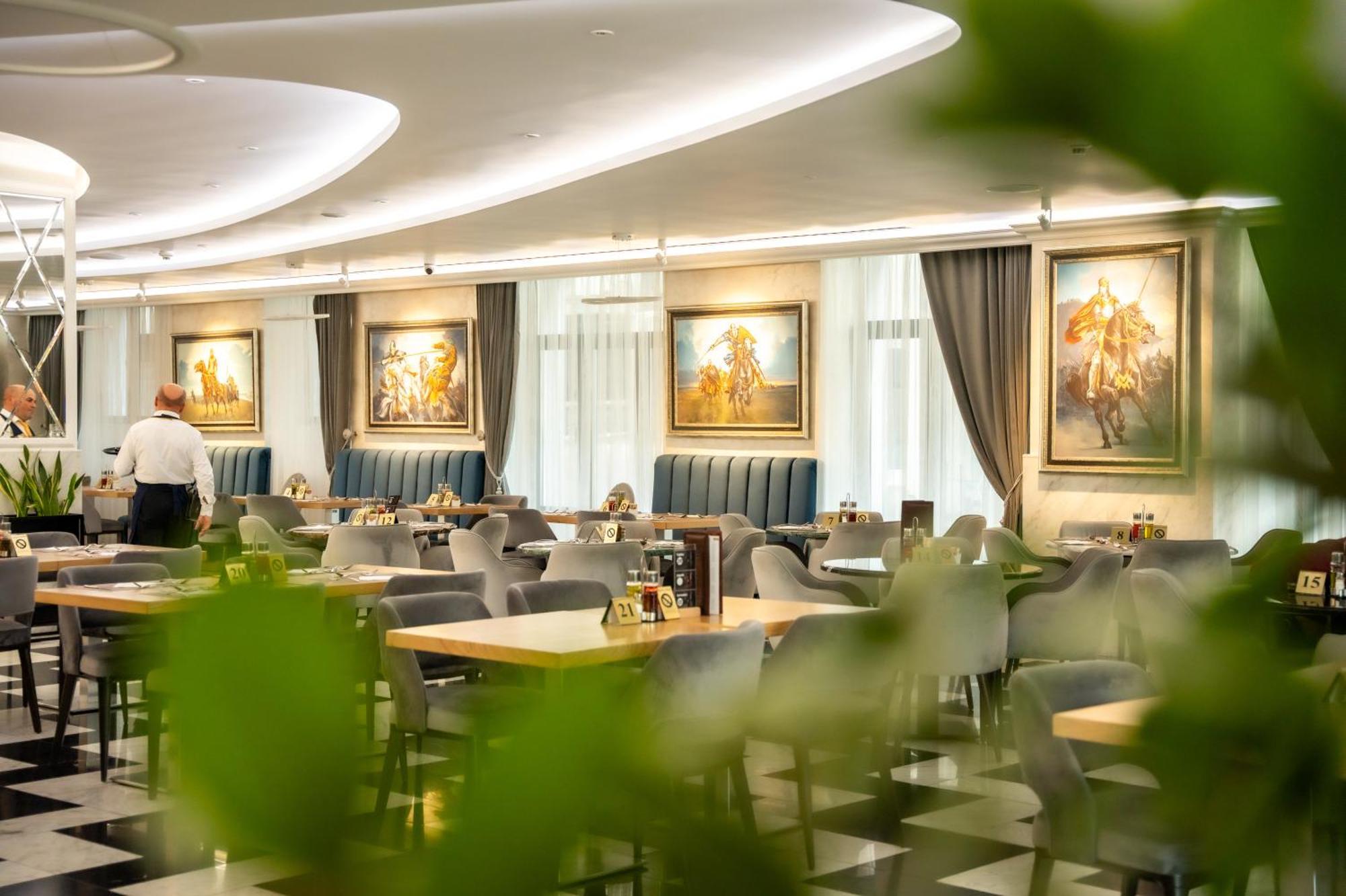 A Hoteli - Hotel Park Vrnjačka Banja Exteriér fotografie The restaurant